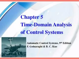 Chapter 5 Time-Domain Analysis of Control Systems