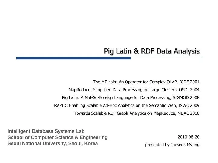 pig latin rdf data analysis