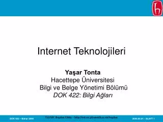 internet teknolojileri