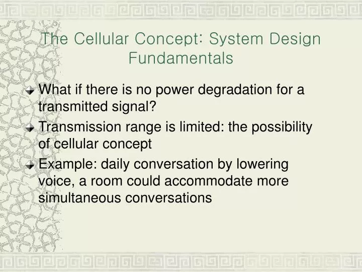 the cellular concept system design fundamentals