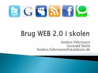brug web 2 0 i skolen