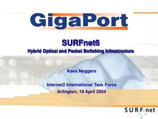 SURFnet6 Hybrid Optical and Packet Switching Infrastructure