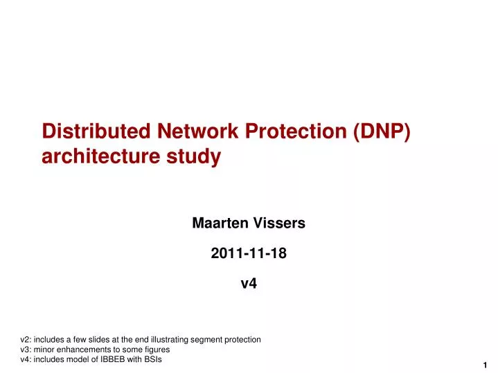 distributed network protection dnp architecture study