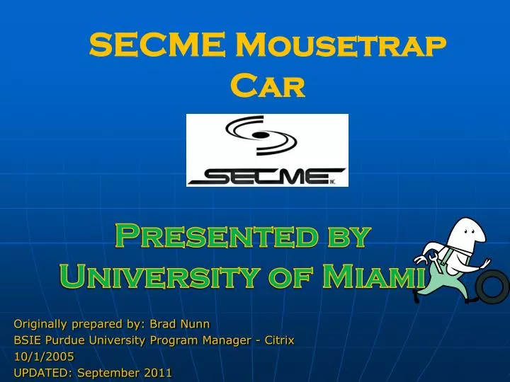 secme mousetrap car