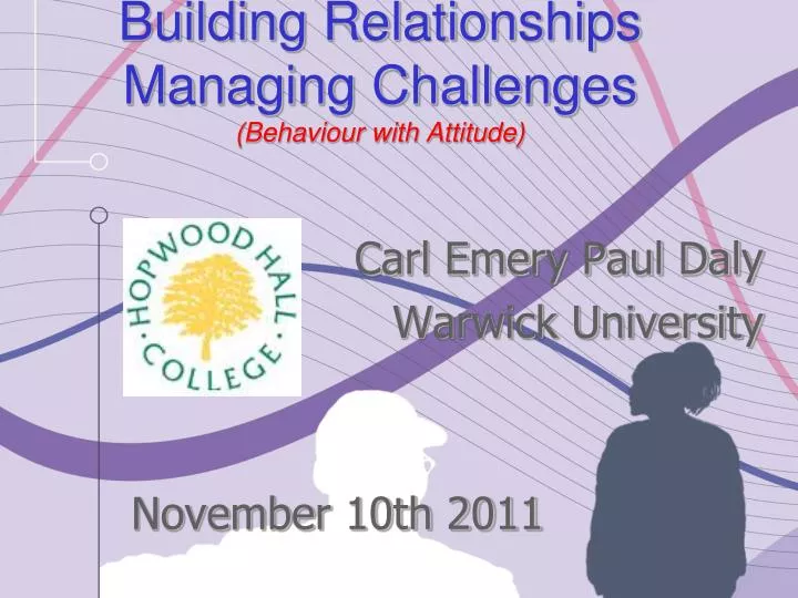 building relationships managing challenges behaviour with attitude