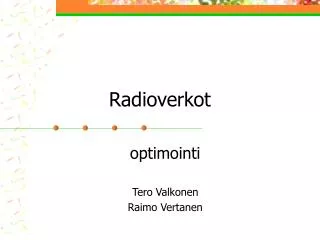 Radioverkot