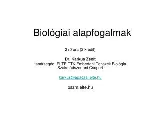 biol giai alapfogalmak