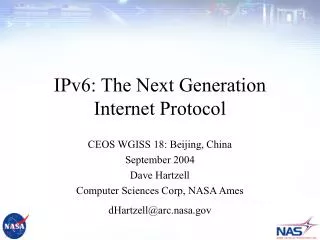 IPv6: The Next Generation Internet Protocol