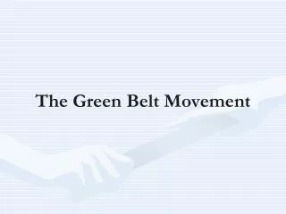 The Green Belt Movement