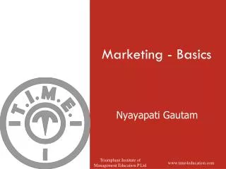 Marketing - Basics