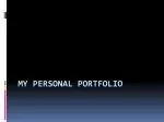 My Personal Portfolio - slide 1