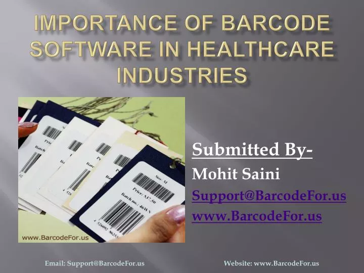 importance of barcode software in healthcare industries