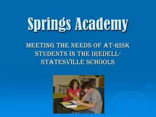 Springs Academy