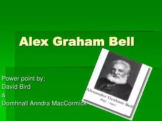 Alex Graham Bell