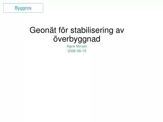 byggros