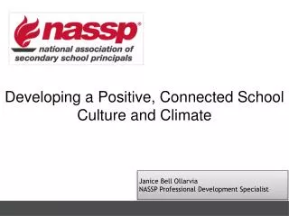 Janice Bell Ollarvia NASSP Professional Development Specialist