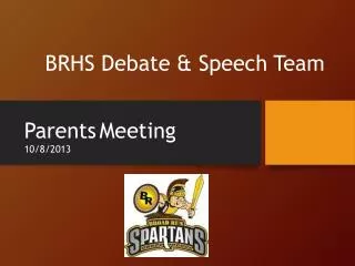BRHS Debate &amp; Speech Team