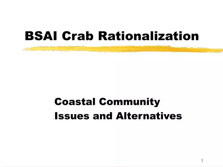 bsai crab rationalization