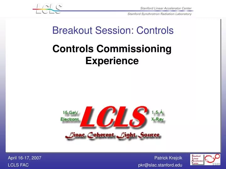 breakout session controls