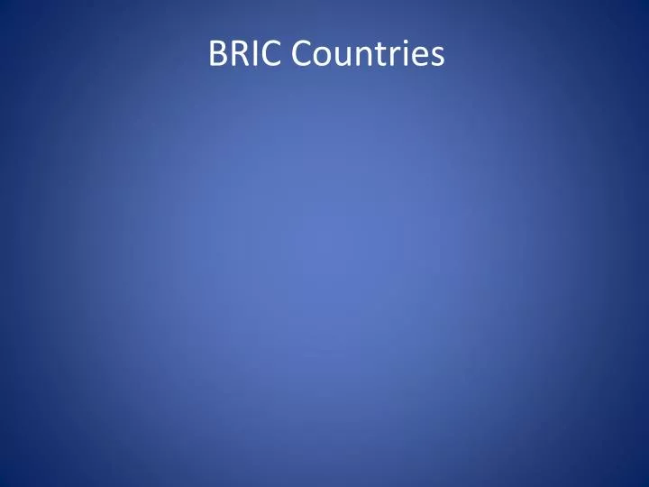 bric countries