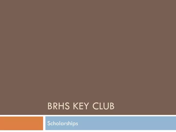 brhs key club