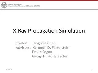 X-Ray Propagation Simulation