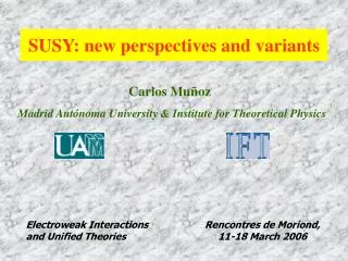 SUSY: new perspectives and variants