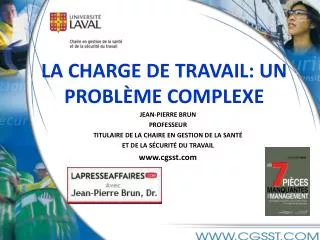 la charge de travail un probl me complexe
