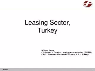 Leasing Sector , Turkey