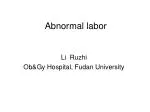 Abnormal labor - slide 1