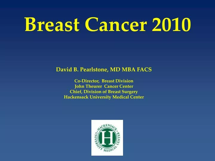 breast cancer 2010