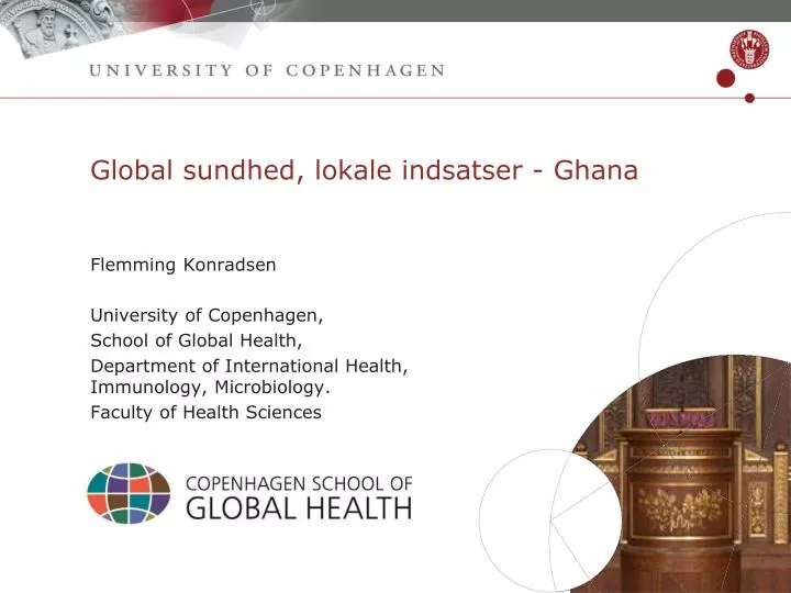 global sundhed lokale indsatser ghana