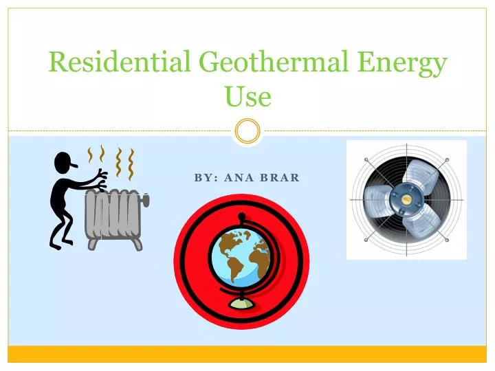 residential geothermal energy use