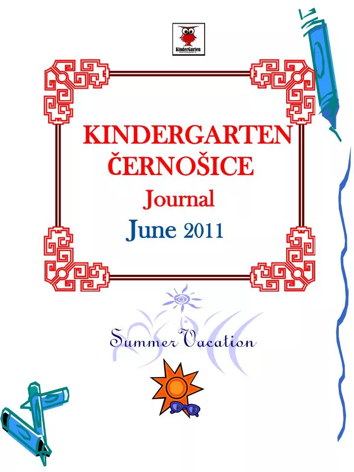kindergarten erno ice journal june 2011