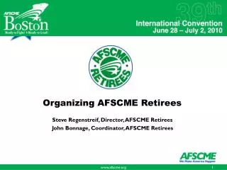 Organizing AFSCME Retirees