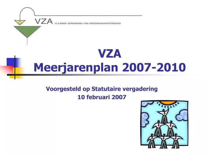 vza meerjarenplan 2007 2010