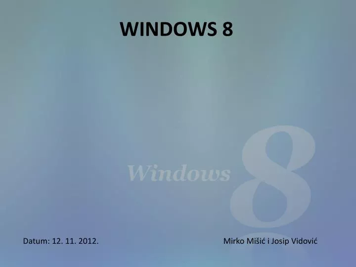 windows 8