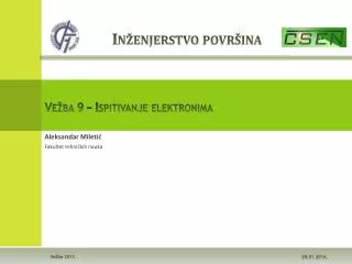 ve ba 9 ispitivanje elektronima