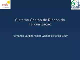 sistema gest o de riscos da terceiriza o