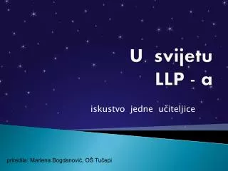 u svijetu llp a