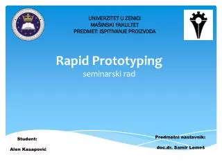 rapid prototyping seminarski rad