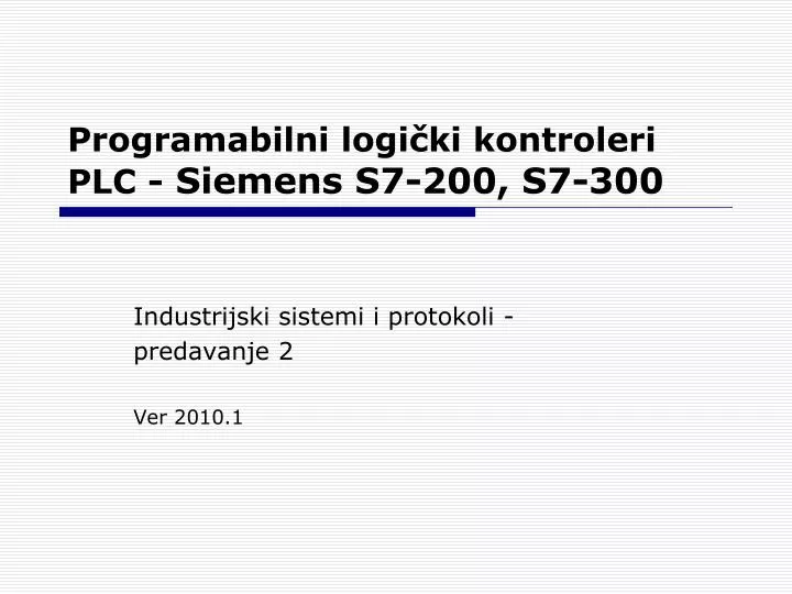 programabilni logi ki kontroleri plc siemens s7 200 s7 300