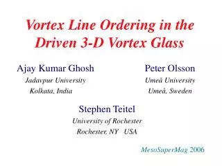 Vortex Line Ordering in the Driven 3-D Vortex Glass