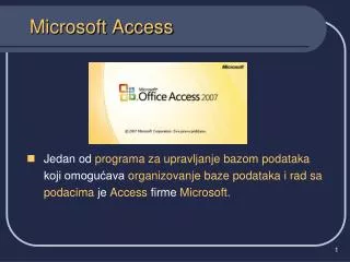 microsoft access