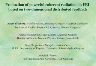 Production of powerful coherent radiation in FEL based on two-dimensional distributed feedback