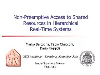 Non-Preemptive Access to Shared Resources in Hierarchical Real-Time Systems