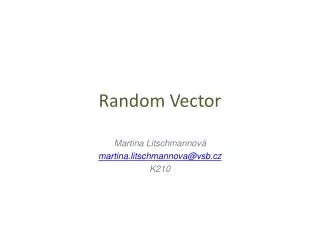 random vector