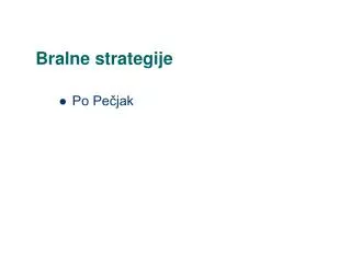bralne strategije
