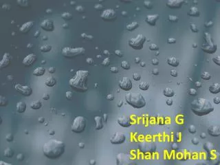 Srijana G Keerthi J Shan Mohan S