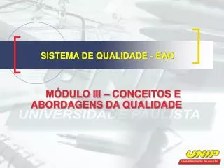 sistema de qualidade ead